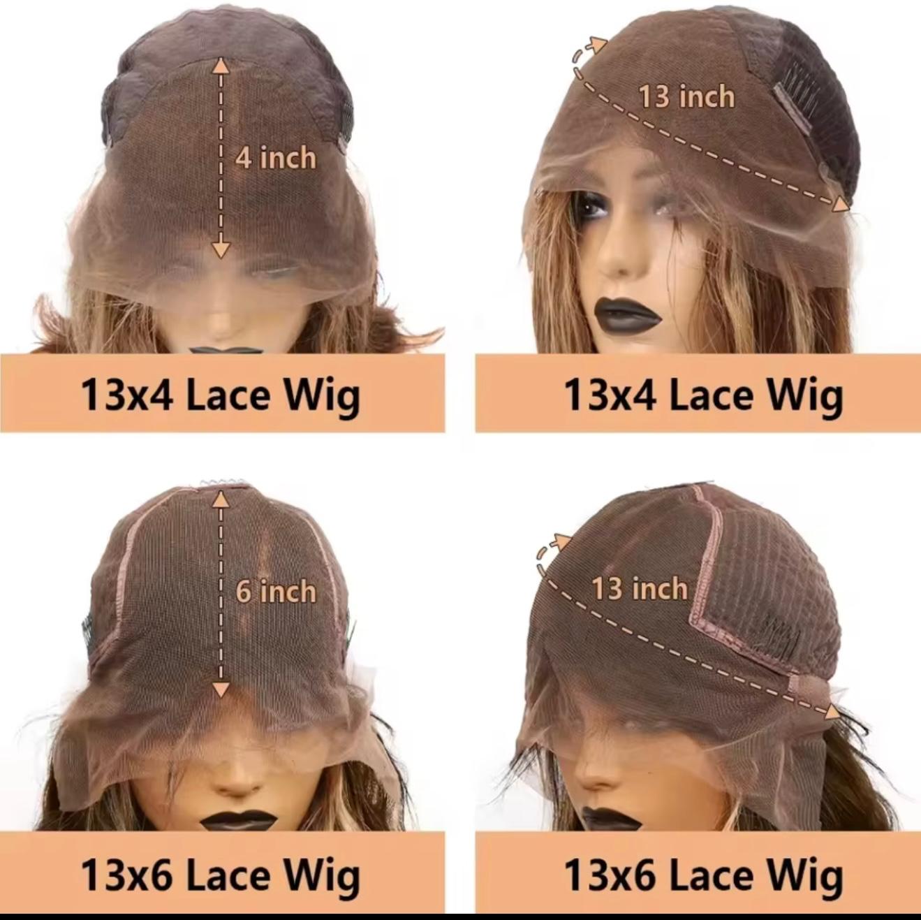 300% Density 4/27 Highlight Straight Wigs 100% Human Hair Brazilian Hair Weaves 13x6 HD Lace Front Human Hair Wig For Women